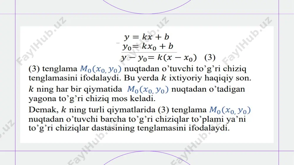 to'g'ri chiziqlar dastasi - Page 4