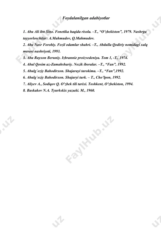 mo’g`ullar davri o’zbek tilshunosligi - Page 5