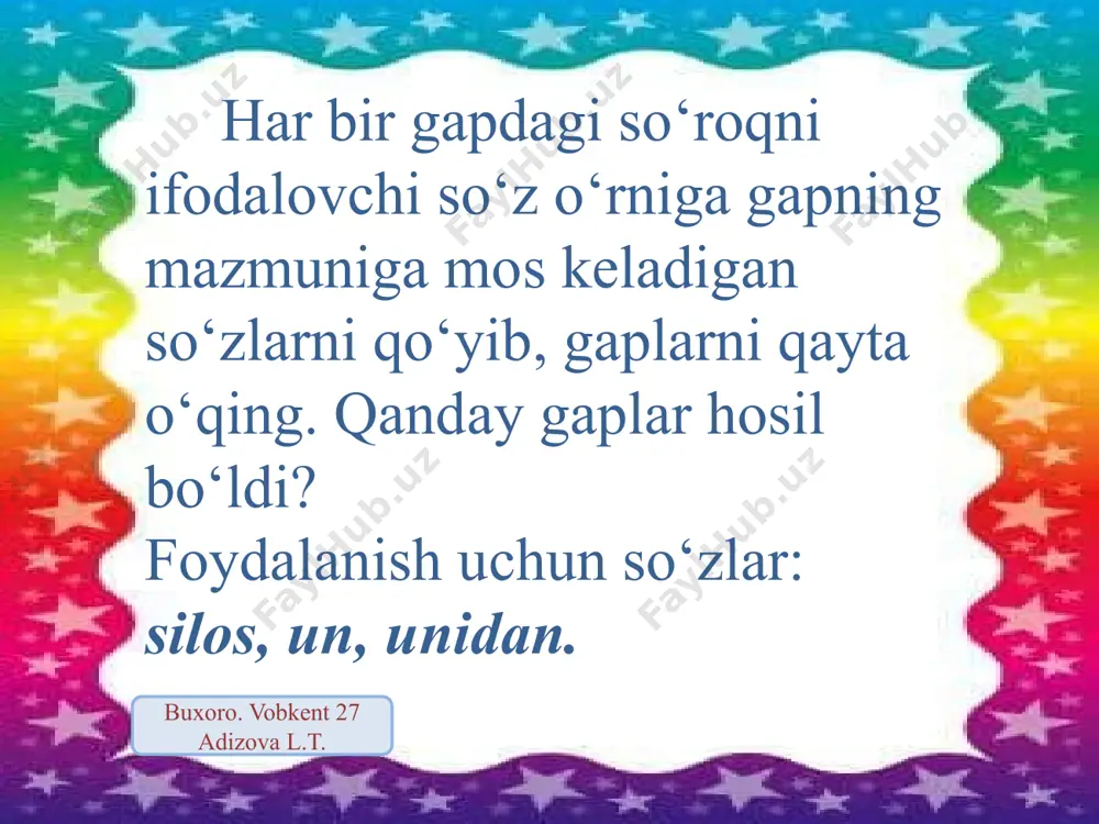 tinish belgilari mavzusida dars - Page 5