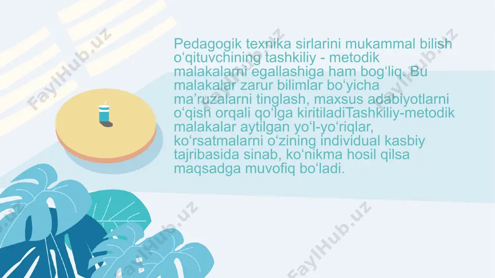 o'qituvchining pedagogik texnikaniegallash mahorati - Page 4