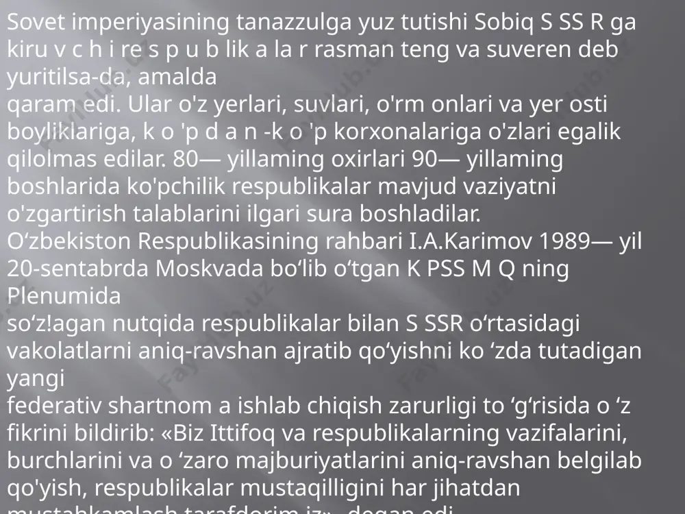 "o’zbekistanning eng yangi tarixi" - Page 5