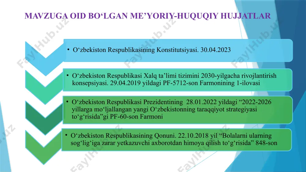 qilish va ularga akt ko‘nikmalariga qoniqarli bo‘lmagan pedagoglarni biriktirish muntazam ravishda kasbiy rivojlanish kunlari va soatlarida akt savodxonlik muhitini yaratish mavjud elektron platformalardan samarali foydalinishni monitoring qilish tizimini takomillashtirish chora-tadbirlar rejasi t/r muammo muammoning amalga oshirish mexanizmi mas’ullar muddati kutilayotgan natija 1 maktabda faoliyat yuritayotgan pedagog xodimlarning akt va media savodxonligini oshirish maktabda o‘qituvchilarning akt savodxonligini bilish darajasiga ko‘ra guruhlarga ajratib “ustoz-shogird” an’anasi bo‘yicha biriktirish. maxsus o‘quv kurslar, trening va vebinarlar tashkil qilish. direktor, o‘tibdo‘ doimiy metodik kunlar doirasida ta’lim jaroyinida texnik vositalardan samarali foydalanish, media va axborotlarni yaratish, saralash, to‘g‘ri foydalana olish malakalari oshib boradi dars mashg‘ulotlarini maktabda mavjud bo‘lgan texnik vositalardan unumli foydalangan holatda tashkil etishni yo‘lga qo‘yish. maktab ma’muriyati o‘quv yili davomida ta’lim jaroyoni, dars mashg‘ulotlarining samaradorligi va jozibadorligi, o‘quvchilarning bilim olishga qiziqishlari oshiriladi 2 maktabda akt va media savodxonlikni rivojlantirish bo‘yicha muntazam ravishda kasbiy rivojlanish muhitini yaratish maktabning maxsus “media” kanalini tashkil etish va unda o‘qituvchilar …