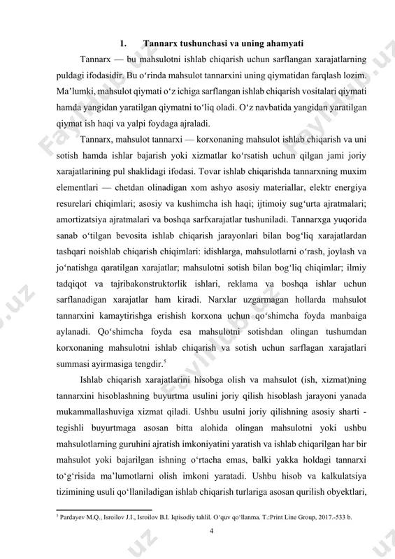 mida tashkil etiladi: · nazorat schyotlari; · alohida hisoblash va shartnoma bo‘yicha tannarx kalkulatsiyasi. korxonaning ishlab chiqarish hayotida mahsulot tannarxini hisobga olish muhim ahamiyat kasb etadi, chunki tannarx ishlab chiqarish samaradorligining asosiy ko‘rsatkichlaridan biri va sotishni rag‘batlantiruvchi omil hisoblanadi, chunki tannarx qancha past bo‘lsa, foyda ham shuncha ko‘p bo‘ladi. xarajat bo‘yicha ishlab chiqarish xarajatlari hajmi hisobga olinadi, bu birlik birligiga to‘g‘ri keladi, xarajatlarning o‘zi, qoida tariqasida, xarajatlar moddalari bilan umumlashtiriladi. o‘zining ishlab chiqarishi bo‘lgan korxonaning asosiy vazifasi bo‘lgan tannarxni pasaytirish uchun mahsulot tannarxini hisobga olishni optimallashtirish, xarajatlar markazlari bo‘yicha asosiy ishlab chiqarish xarajatlari hisobini tizimlashtirish, buxgalteriya hisobi uchun eng mos usulni tanlash kerak. ishlab chiqarishning o‘zi va xarajatlarni hisoblash metodologiyasi. rejalashtirish va buxgalteriya hisobiga ishlab chiqarishning mumkin bo‘lgan eng past narxiga mos keladigan shart-sharoitlarni loyihalashtirish va ularni amalga oshirishga harakat qilish yoki hech bo‘lmaganda ularga asosiy ishlab chiqarish darajasi va boshqa sharoitlar imkon beradigan darajada yaqinlashish mumkin. bunday sharoitlarni rejalashtirish …