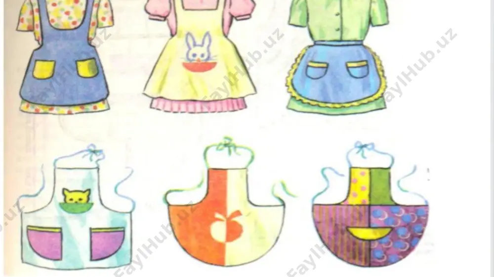 oshxonada kiyiladigan kiyimlarga harakteristika asos chizmalarni konstruksiyalash - Page 5