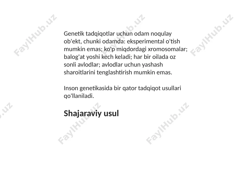 odamlar genetikasining tekshirish usullari - Page 5