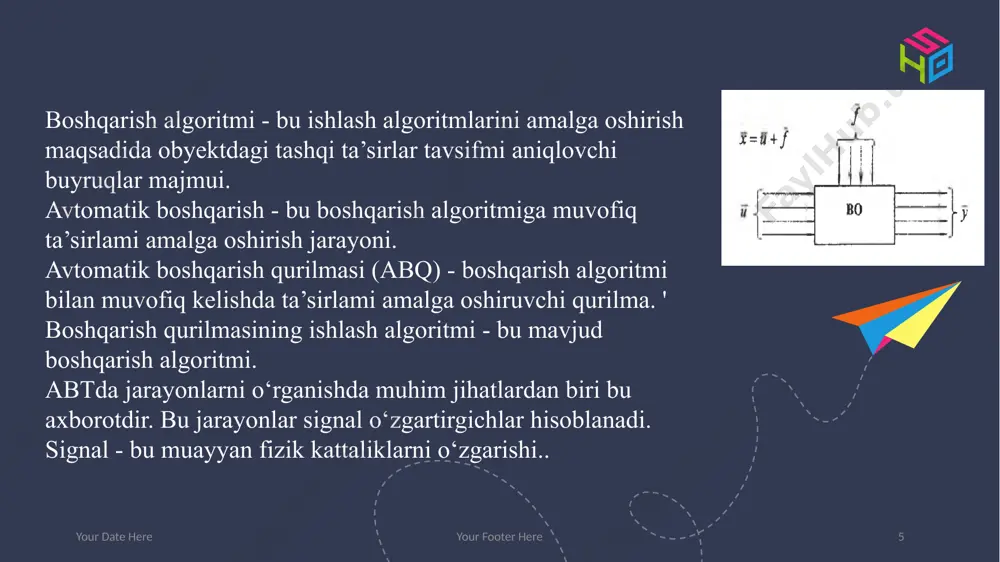avtomatik boshqarish nazariyasi - Page 5