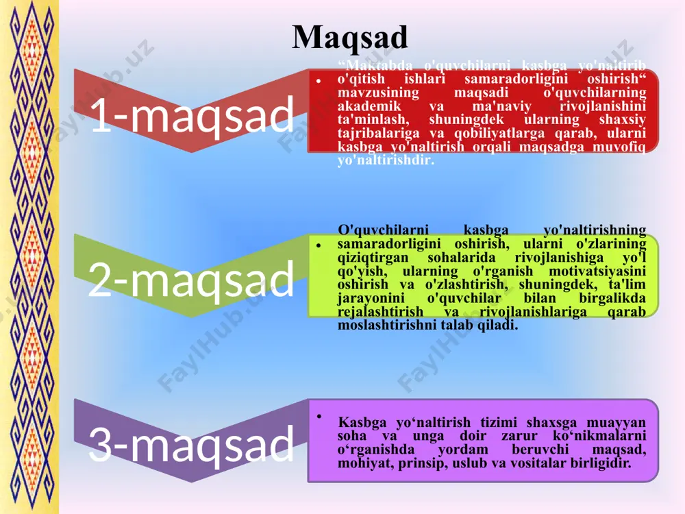 maktabda o‘quvchilarni kasbga yo‘naltirib o‘qitish ishlari samaradorligini oshirish - Page 5