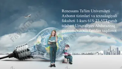 rasmiy ish yuritish uslubi — PPTX