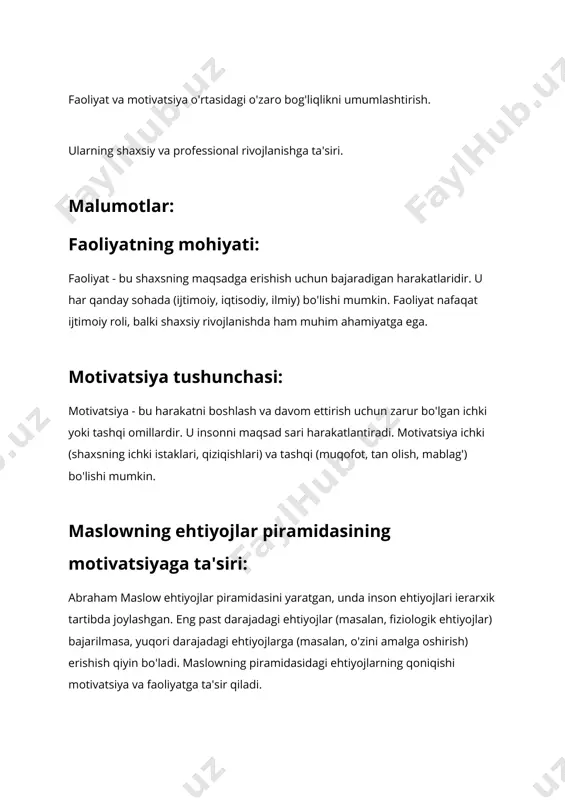 faoliyat va motivatsiya - Page 4