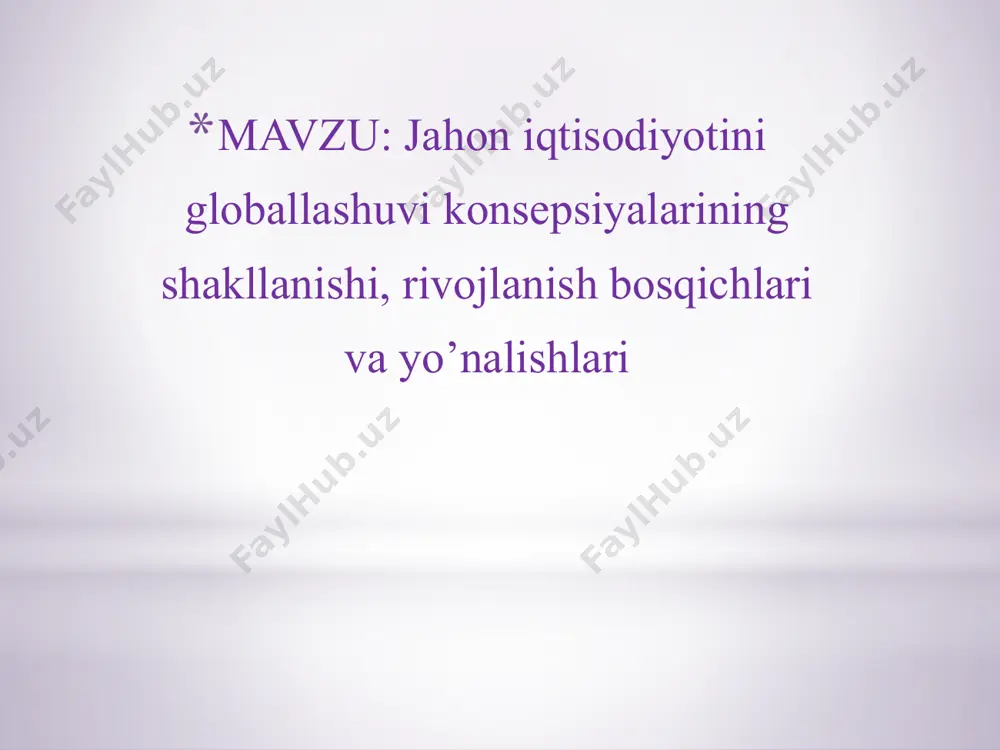yniqsa, zamonaviy dunyoda yuzaga kelayotgan global muammolar – iqtisodiy inqirozlar, iqlim o‘zgarishi, kambag‘allik, pandemiyalar, xalqaro moliyaviy beqarorlik kabi holatlar har bir davlatning ichki imkoniyatlari bilan hal etilishi qiyin bo‘lgan murakkab masalalardir. shu bois, bunday muammolarga qarshi kurashish va barqaror rivojlanishni ta'minlashda xalqaro ijtimoiy-iqtisodiy tashkilotlarning o‘rni va roli tobora ortib bormoqda.xalqaro ijtimoiy-iqtisodiy tashkilotlar – bu davlatlar, xalqaro kompaniyalar va boshqa manfaatdor tomonlar o‘rtasidagi hamkorlikni rivojlantirish, iqtisodiy taraqqiyot, ijtimoiy barqarorlik va global integratsiyani ta’minlashga xizmat qiluvchi tuzilmalar hisoblanadi. ular turli darajada va shaklda tashkil topgan bo‘lib, ixtisoslashuvi, funksiyalari va faoliyat yuritish doirasiga ko‘ra farqlanadi. bunday tashkilotlar yordamida davlatlar o‘zaro tajriba almashadilar, moliyaviy va texnik yordam oladilar, xalqaro me'yorlar asosida siyosat yuritadilar hamda birgalikda muhim tashabbuslarni ilgari suradilar. bugungi kunda xalqaro ijtimoiy-iqtisodiy tashkilotlar nafaqat rivojlangan, balki rivojlanayotgan va kam daromadli mamlakatlar uchun ham katta ahamiyat kasb etmoqda. ular rivojlanayotgan davlatlarga moliyaviy va texnik yordam ko‘rsatadi, ularni xalqaro iqtisodiy munosabatlarga jalb etadi, tashqi qarzlarni …