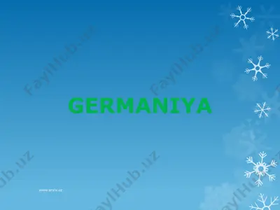 germaniya — PPTX