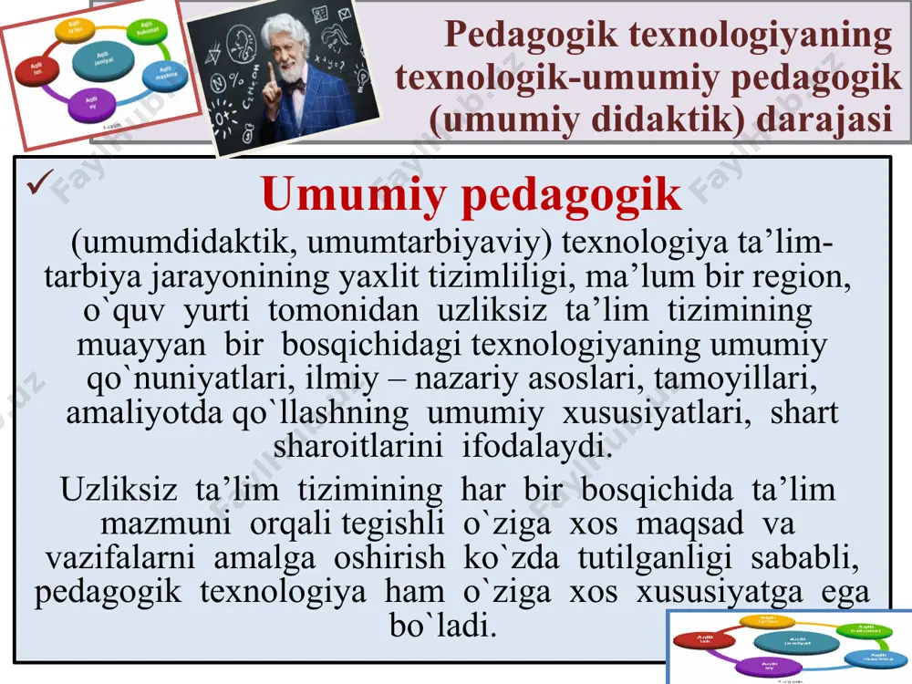 pedagogik texnologiyaning ilmiy-nazariyasoslari - Page 5