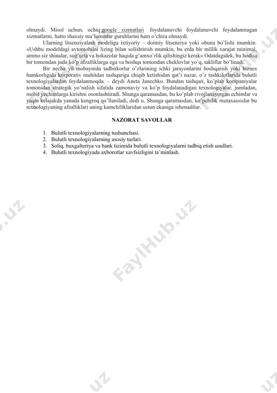 i, marketing materiallari, o’quv qo’llanmalari yoki fotosuratlar kabi muhim ma’lumotlarni saqlaydigan o’zingizning ishingizdagi asosiy o’rinni egasizmi? tayyor echimlar bilan bir qatorda, gadjetdan qo’shimcha asboblar qo’shishingiz yoki deyarli barcha ma’lumotlarni ko’rsatish uchun o’zingizning gadjetlaringizni yaratishingiz mumkin. samaradorlik. muhim afzalliklardan biri bu xarajatlarni qisqartirishdir. foydalanuvchiga kompyuter va dasturiy ta’minotning qimmat, katta hisoblash quvvatini sotib olishning hojati yo’q, shuningdek mahalliy at-texnologiyalarga xizmat ko’rsatish uchun mutaxassisni yollash zaruriyatidan ozod. arenality. foydalanuvchiga kerakli xizmat to’plami faqat unga kerak bo’lgan paytda kirib boradi va aslida faqat olingan funktsiyalar soni uchun to’lanadi. bulutdagi yagona aloqa e-mail mijozi asta-sekin birlashgan aloqa tushunchasini beruvchi aloqa markazi bo’lib qolmoqda. bir xizmatda elektron pochta xabarlari matnli yoki veb-video chat orqali klassik qo’ng’iroq bilan kesishadi. asosiy e’tibor, turli vaziyatlarda texnologiyadan foydalanishga qaratilgan. kirish xabarida bir xil kanalga javob berishingiz shart emas, lekin suhbat tezroq bo’lishi mumkin. sizga muhim vazifani eslatish uchun siz telefonni olishingizga hojat yo’q, lekin siz faqat qo’ng’iroq qilishingiz mumkin …
