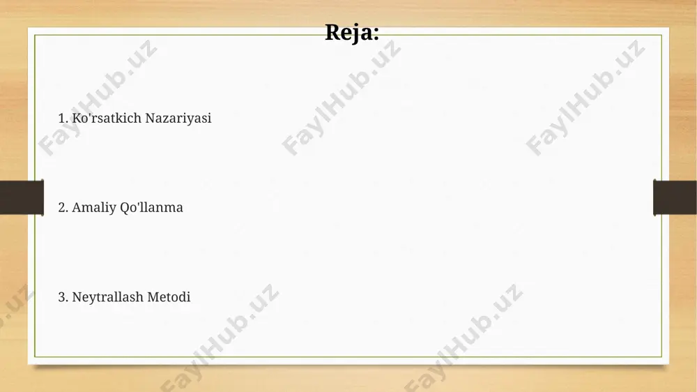 тавсия этилади. kelajakdagi tadqiqot yo'nalishlari kelajakdagi tadqiqotlar, 5 yil ichida oʻzbekiston va qozogʻiston bozorlarida 10 ta yangi neytralizatsiya koʻrsatkichiga oid modellarni ishlab chiqishga va ularning samaradorligini 3 ta turli senariyda sinab koʻrishga qaratilishi mumkin. yevropa ittifoqi mamlakatlarida 2030 yilgacha, 5 ta yirik korporatsiya bilan hamkorlikda, turli sohalarda neytralizatsiya koʻrsatkichlari qoʻllanilishini tahlil qilish va yangi 3 ta algoritm yaratish istiqbollari mavjud. global miqyosda, 2025 yilgacha, neytralizatsiya usullarining axborot xavfsizligi tizimlaridagi ta'sirini baholash uchun keng koʻlamli, 1000 ta ma'lumotlar bazasini o'z ichiga olgan empirik tadqiqot o'tkazish muhimdir. statistika ma'lumotlarini tahlil qilish samarqand viloyatida 2023-yilda o'tkazilgan qishloq xo'jaligi mahsulotlari statistik tahlili, paxta yetishtirish hajmining 15% ga kamayganligini va bu holatning iqlim o'zgarishlari bilan bog'liqligini ko'rsatdi. 2022-yilgi o'zbekiston statistikasi bo'yicha tadqiqotlar shuni ko'rsatdiki, toshkent shahri aholisi soni 3 milliondan oshgan va bu demografik o'sish iqtisodiy ko'rsatkichlarga sezilarli ta'sir ko'rsatmoqda. surxondaryo viloyatining 5 ta tumanida o'tkazilgan so'rovnoma natijalari shuni ko'rsatdiki, 70% aholisi internetdan foydalanishi va …