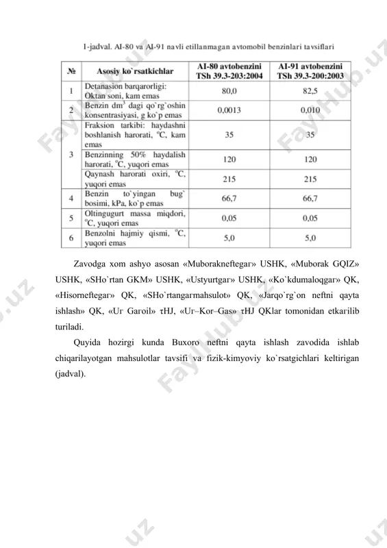 chiqarilayapti. sho`rtan gaz kimyo majmuasida ishlab chiqarilayotgan barcha polietilen mahsulotlari ekologik va gigienik sertifikatlarga egadir. zavod mahsulotlariga 2005 yil halqaro iso–9001 sifat sertifikati berildi. sho`rtan gaz kimyo majmuasi mahsulotlarining 70 % i ovropa mamlakatlari (italiya, gollandiya, polsha, vengriya, turkiya), osiyo (eron, pokiston, xitoy) va mdh davlatlari (rossiya, ukraina, ozarbayjon, qirg`iziston, tojikiston) ga eksport qilinmoqda. «o`zbekneftegaг» mxk «petronas» (malayгiya) va «sasol» (jar) bilan hamkorlikda sho`rtan gkm tozalangan metani bazasida gtl texnologiyasi bo`yicha sintetik suyuq yoqilg`i ishlab chiqaruvchi qo`shma korxona qurilishi, qiymati 2,8 mlrd. dollar bo`lgan loyiha asosida 2017 yilda ishga tushiriladi. loyihadagi zavod yiliga 3,5 milliard metr kub gazni qayta ishlab, 672 ming tonna dizel yoqilg`isi, 278 ming tonna aviakerosin, 361 ming tonna nafta hamda 63 ming tonna suyultirilgan gaz ishlab chiqarishga mo`ljallangan. bu esa, evro–4 va evro–5 standartlariga javob beruvchi dizel yoqilg`isi, kerosin, nafta va suyultirilgan gaz ichki bozor va eksportga chiqarilishi rejalashtirilgan. hozirgi vaqtda respublikamizda yoqilgi energiyasiga bo`lgan talabni …