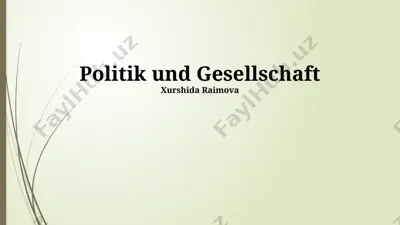 politik und gesellschaft — PPTX
