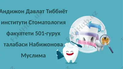 tish toshlarini parodont yalliglanishidagi ishtiroki — PPTX