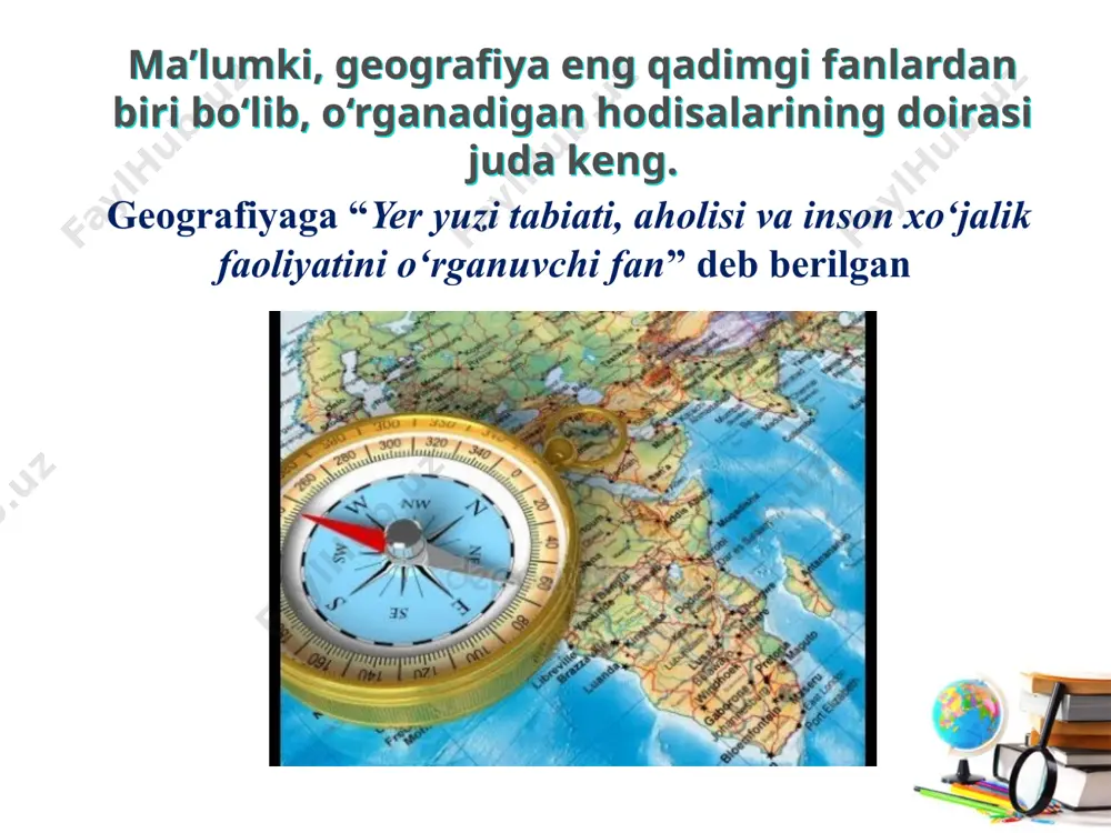 geografiya fanlari tizimi haqida tushuncha dars ishlanmasi - Page 4