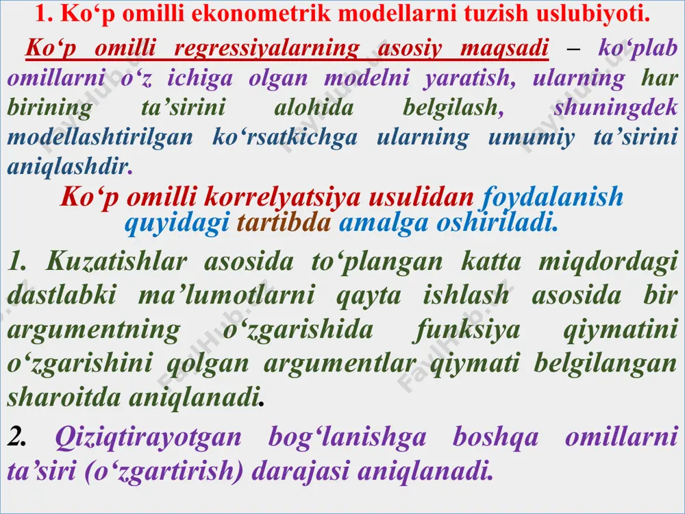 amasini tahlil qilishda elastik koeffisiyentlaridan foydalaniladi. bu koeffisiyent omil belgining o‘rtacha necha foiz o‘zgarishini ifodalaydi: bu yerda agar natijaviy va omil belgilarining qo‘shimcha o‘sish sur’atlari bir xilda bo‘lsa, u holda elastik koeffisiyenti birga teng bo‘ladi agar omil belgining qo‘shimcha o‘sish sur’ati natijaviy belgining qo‘shimcha o‘sish sur’atidan yuqori bo‘lsa, u holda bu koeffisiyent birdan kichik bo‘ladi va aksincha faqat bog‘lanishning ko‘rsatkichli ifodasi uchun elastiklik koeffisiyenti o‘zgarmas miqdor bo‘ladi, ya’ni image1.wmf image2.wmf oleobject1.bin oleobject2.bin image3.wmf image4.wmf oleobject3.bin oleobject4.bin image5.wmf image6.wmf image7.wmf image8.wmf oleobject5.bin oleobject6.bin oleobject7.bin oleobject8.bin image9.wmf image10.wmf image11.wmf oleobject9.bin oleobject10.bin oleobject11.bin image12.wmf image13.wmf image14.wmf image15.wmf image16.wmf image17.wmf oleobject16.bin oleobject17.bin oleobject12.bin oleobject13.bin oleobject14.bin oleobject15.bin image18.wmf image19.wmf image21.wmf image22.wmf image23.wmf oleobject18.bin oleobject19.bin image20.wmf image27.wmf image24.wmf image25.wmf image26.wmf image28.png image29.png image30.png image31.png image32.png image33.png image34.png image35.png image36.png image37.png image38.png image39.png image40.png image41.png image42.png image43.png image44.png image45.png image46.png image47.png x a a y x a y 1 0 1 + = = 3 3 2 …