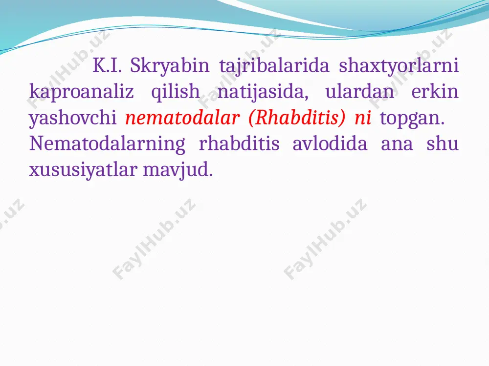 ni o‘zgarishi(yomonlashuvi); asabiy bo‘lib qolish; ovqat hazm qilish sistemasidagi buzilishlar(ko‘ngil aynishi, qayt qilish, ich qotishi, ich ketishi, qorin dam bo‘lishi, gaz hosil bo‘lishi); so‘lak oqishi; anemiya, qondagi o‘zgarishlar; to‘qimalarda va suyaklarda og‘riq; bosh og‘rig‘i; uyqusizlik; davriy harorat oshishi (37-38oc); gipovitaminoz; teridagi belgilar; allergik o‘zgarishlar; nafas olish yo‘llari kasalliklari(bronxit); uyquda tish g‘ichirlatish va boshqalar. e’tirobingiz uchun rahmat! image2.png image3.png /docprops/thumbnail.jpeg