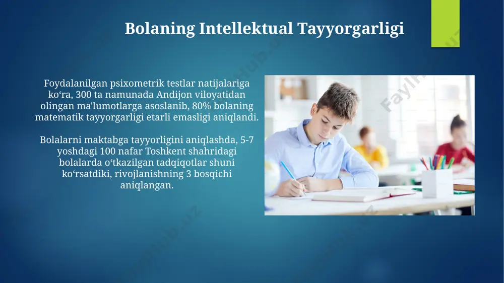 maktabga tayyorgarlikni aniqlash metodikasi - Page 5