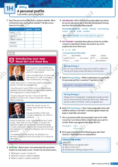 personal profile — PDF
