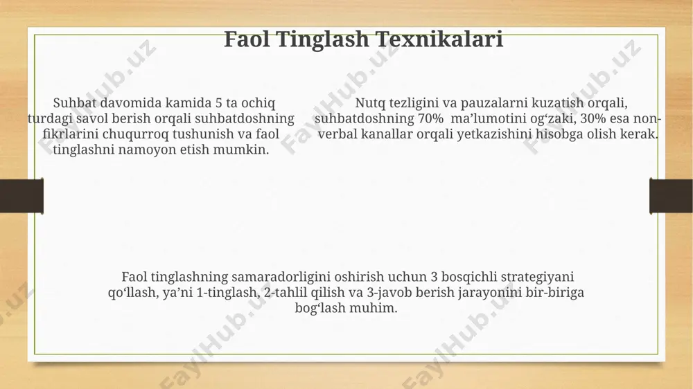 tinglash va sukut madaniyati - Page 5