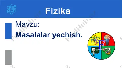 masalalar yechish. 9-sinf 46-mavzu — PPTX