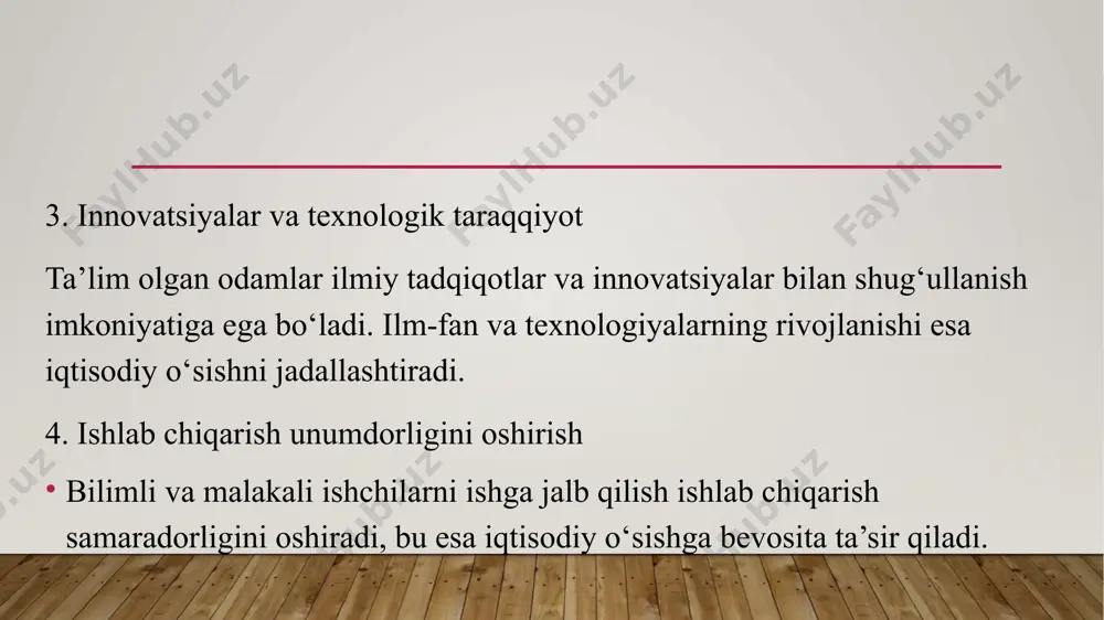 ta’lim va iqtisodiy o‘sish - Page 4