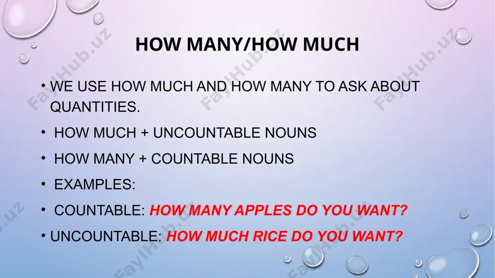 countable and uncountable nouns - Page 4