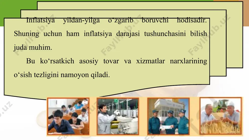 kamaytirish. muomaladagi pul massasi uning aylanish tezligiga va ishlab chiqarilayotgan tovar va xizma tla r qi yma tiga a s ta- sekin mo sla sh ti rib bo riladi. aholini mablag‘larini banklarga qo‘yishga yoki davlat tomonidan chiqarilgan qimmatli qog‘ozlarni sotib olishga undaydilar. bankdagi aholi omonatlari ma’lum muddatga “muzlatiladi”. pul massasining kamayishi talabning kamayishiga, narxlarning o‘sishdan to‘xtab, pasayishiga olib keladi. 2. ishlab chiqarishni rag‘batlantirish. davlat pul massasini kamaytirish bilan birga ishlab chiqarish korxonalarining faoliyatini qo‘llabquvva tlaydi. ularga im tiyozli kredi tlar beradi, soliq im tiyozlarini joriy qiladi. natijada tovar va xizmatlar ishlab chiqarish hajmi oshib, muomaladagi pullar tovar bilan ta’minlanadi. tovarlar taklifining oshishi narxning pasayishiga olib keladi