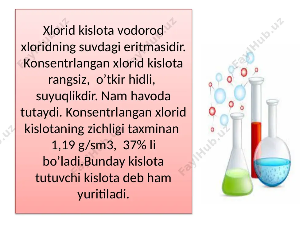 xlorid kislota va ishlatilish sohalari - Page 2