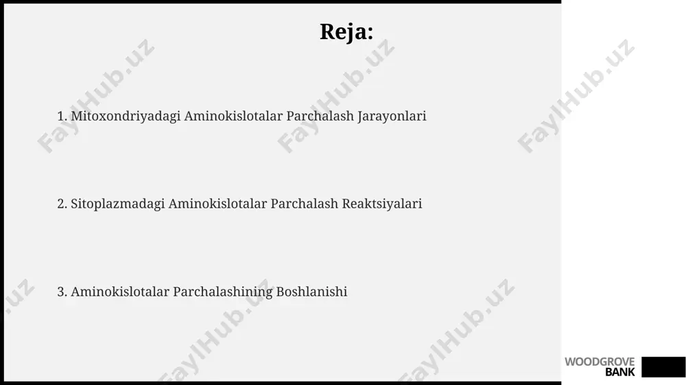 idoksal fosfat) transaminasyon reaksiyalarining muhim kofaktori hisoblanadi va bu reaksiyalar 20 dan ortiq turli aminokislotalarning metabolizmida ishtirok etadi. transaminasyon reaksiyalari aminogruplarni α-keto kislotalarga o'tkazish orqali amalga oshiriladi, bu jarayon ko'plab fermentlar, masalan, alanin aminotransferaza (alt) yordamida jigar hujayralarida sodir bo'ladi. transaminasyon natijasida hosil bo'lgan asosiy keto kislotalardan biri – piruvat, u glikoliz jarayonida 2 ta atp molekulasi hosil bo'lishiga olib keladi. woodgrove bank aminokislotalar parchalanishidagi fermentlar sistein va metionin metabolizmidagi fermentlar, masalan, sistein dioksigenaza va metionin adenosiltransferaza, shu jumladan, 5-metiltetragidrofolat reduktazasi, ko'plab hujayralarda, jumladan, miya va jigar hujayralarida topiladi va ularning funksiyasi s-adenozilmetionin (sam) va bir qator metabolik jarayonlarga ta'sir qiladi. triptofanga bog'liq metabolik yo'llarni katalizlovchi triptofan pirolaza fermenti, 6-gidroksikinurenin deyadrataza va kynureninase kabi fermentlar, organizmda triptofandan niasin sintezida muhim rol o'ynaydi va ularning faolligi b6 vitamini darajasiga bog'liq. amino kislotalar parchalanishida ishtirok etadigan transaminazalar, masalan, alanin aminotransferaza (alt) va aspartat aminotransferaza (ast) kabi fermentlar jigarda, yurakda va mushaklarda 10 …