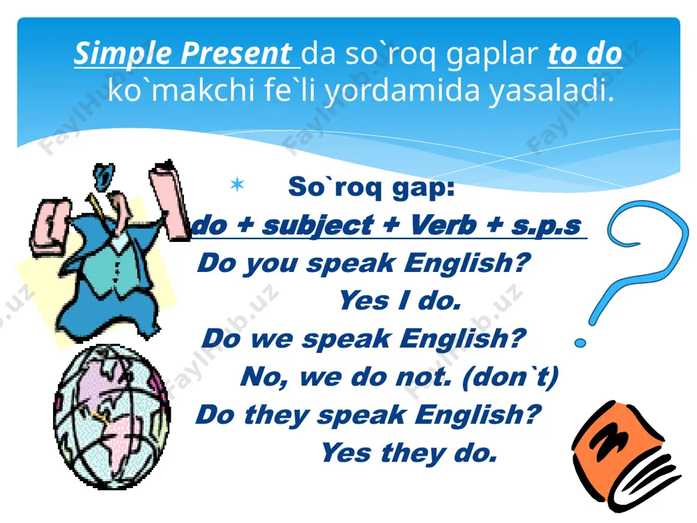 present simple - Page 5