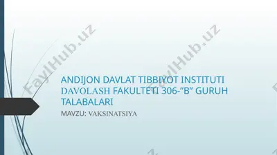 vaksinatsiya — PPTX
