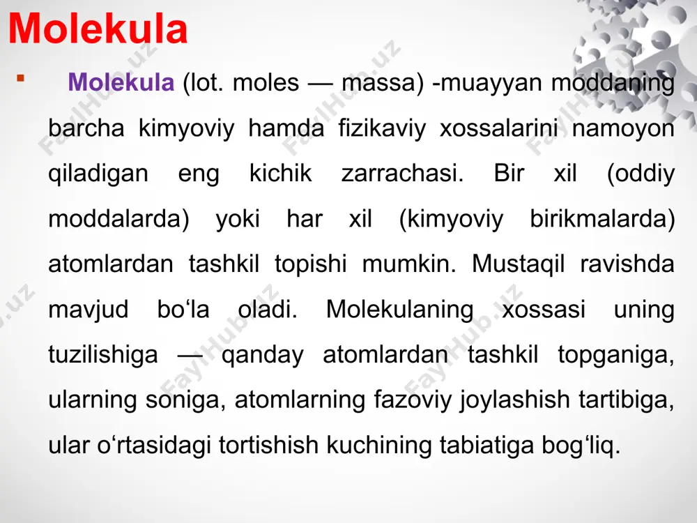 molekular va ularning o‘lchamlari - Page 4