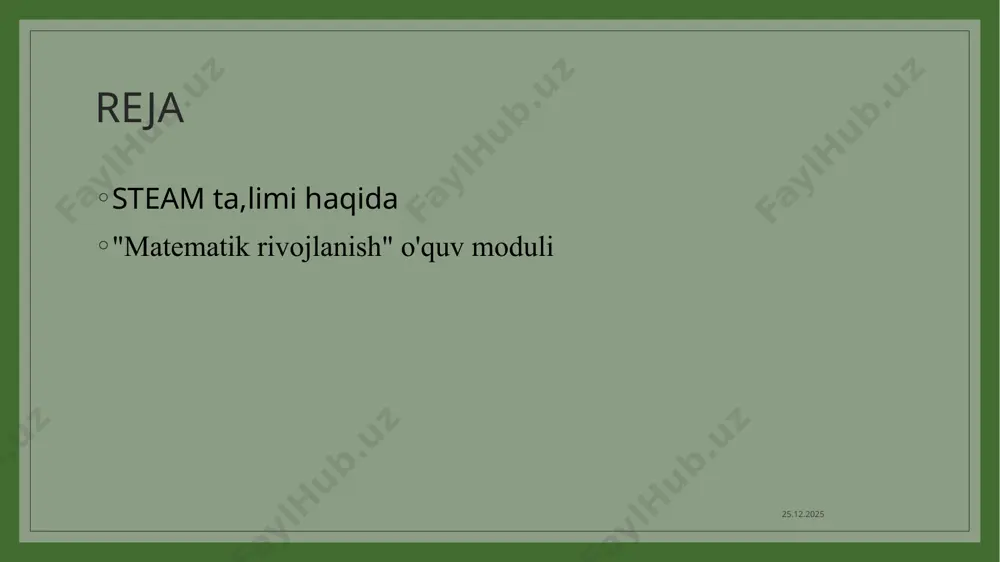 qiling, ularning nisbiy pozitsiyalarini aqliy ravishda o'zgartiring. 27.03.2024 f. froebelning 27.03.2024 yumshoq modullar 27.03.2024 "tirik va jonsiz tabiat bilan tajriba." o'quv moduli bolalarni suv, havo, jonsiz va tirik tabiat ob'ektlari, optik hodisalar bilan tanishtirishni tashkil qilish imkonini beradi. modulda taklif etilgan tajribalar to'plami bolalarni atrofdagi dunyoning turli xususiyatlarini o'rganishga jalb qilishga yordam beradi. 27.03.2024 bolalar eksperimentini mavzularga bo'lish mumkin: suv xususiyatlarini o'rganish; qum, gil, tosh va tuproqning xossalarini o'rganish; havo xususiyatlarini o'rganish; yorug'lik va soyani o'rganish; magnitizm va elektr; boshlang'ich fizika va kimyo; o'simliklarni o'rganish; hayvonlarni o'rganish. 27.03.2024 "matematik rivojlanish" o'quv moduli quyidagi yo'nalishlarda bolalarning yosh va individual xususiyatlarini hisobga olgan holda matematik rivojlanish muammolarini kompleks hal qilish: kattalik shakl kosmos vaqt miqdori tekshirish 27.03.2024 o'quv moduli lego- qurilish lego - bu bolaning izlanish, eksperimental va tadqiqot faoliyati uchun ulkan imkoniyatlarni taqdim etadigan yorqin, rang-barang material. konstruktor bolalarning tasavvurini rag'batlantiradi, vosita ko'nikmalarini va konstruktiv qobiliyatlarini rivojlantiradi. texnik ijodkorlik qobiliyatlarini rivojlantirishga …