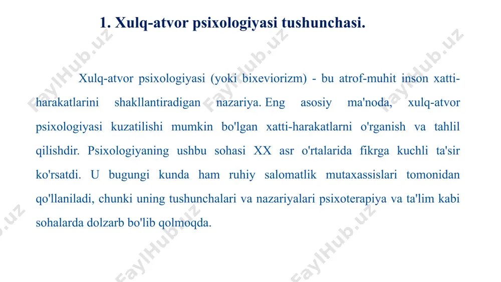 xulq-atvor psixologiyasi va qaror qabul qilish - Page 3