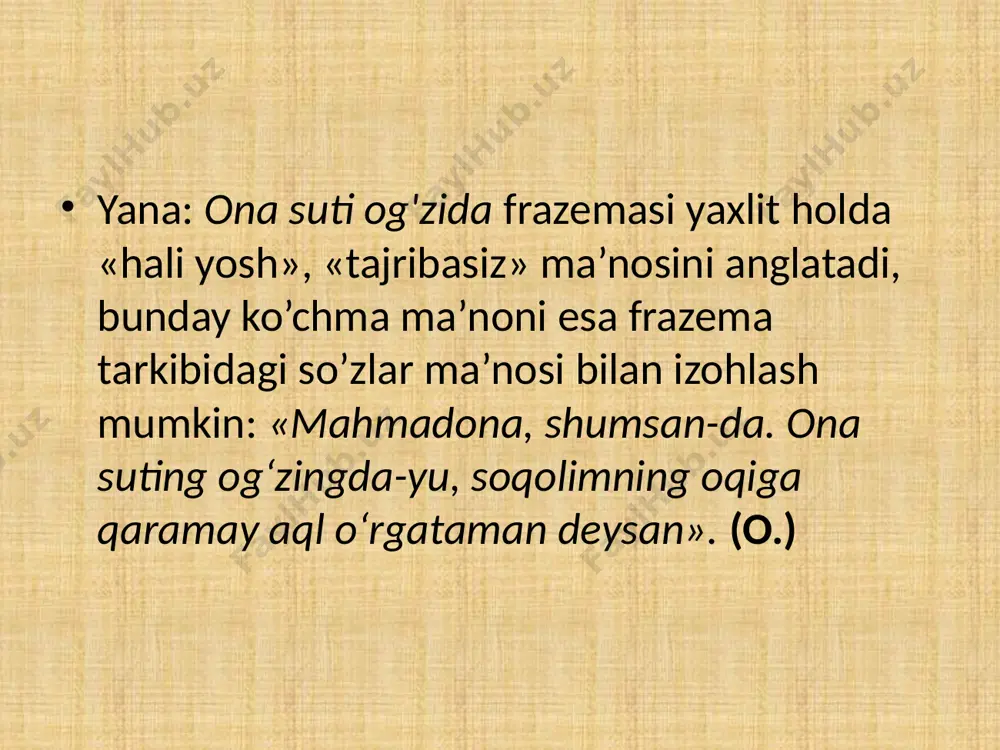 frazemalarning semantik turlari omonim, sinonim, antonim iboralar - Page 3