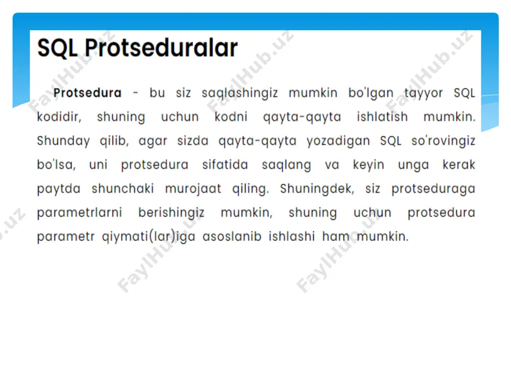 sql protseduralar - Page 2