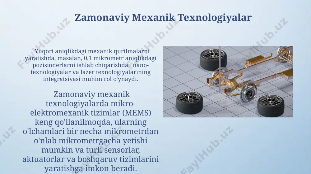 mexanika. mexanik boshqaruvli qurilmalar - Page 4