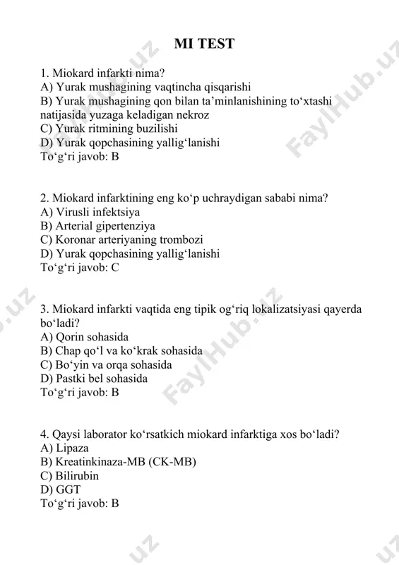 mi yoki miokard infarkti - Page 5