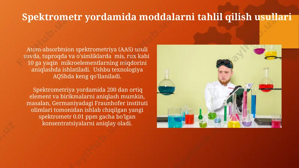 spektrometr yordamida moddalarni tahlil qilish - Page 4