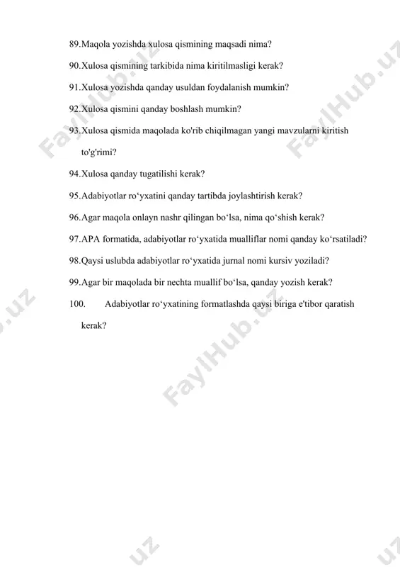 akademik yozuvning asosiy xususiyatlari - Page 5