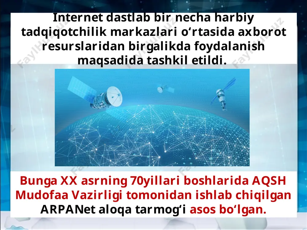 axborotli olam muammolari va internet 7-sinf - Page 4