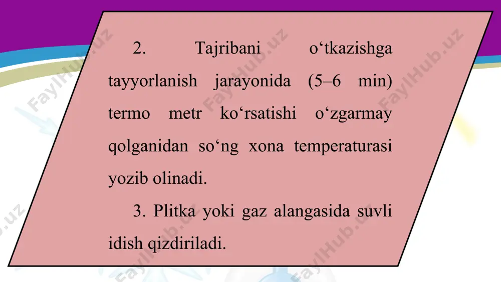 laboratoriya ishi. termometr yordamida havo va suyuqlik temperaturasini o‘lchash 6-sinf - Page 4