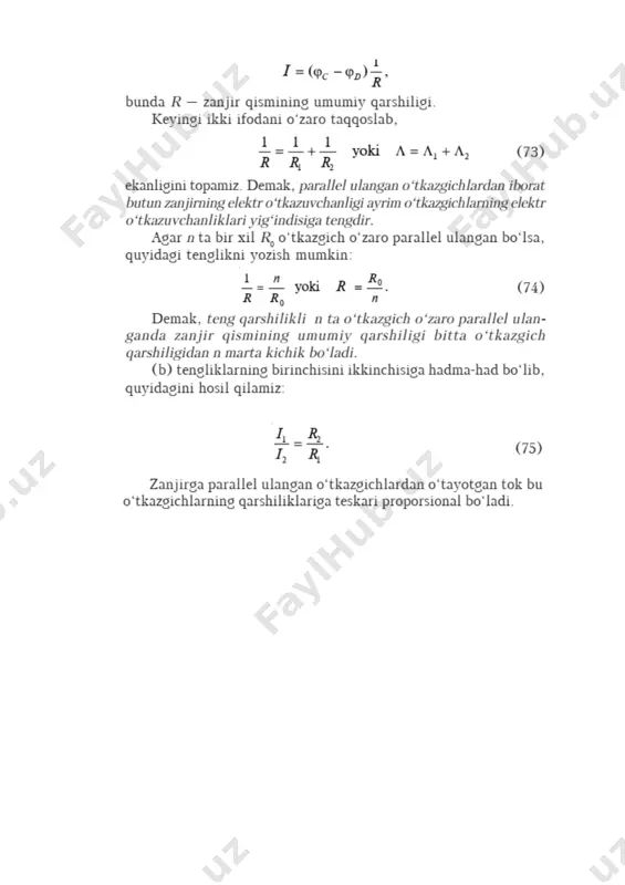 o'tkazgichlarni ketma-ket va parallel ulash - Page 3
