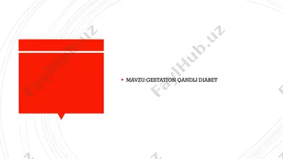 gestation qandli diabet — PDF