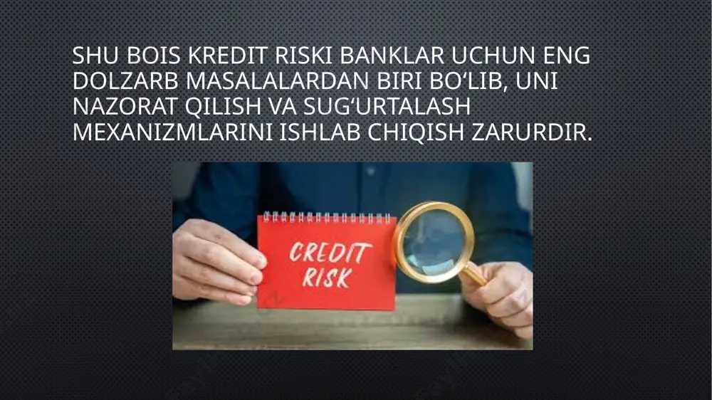 kredit riski va ularni sug’urtalash - Page 5