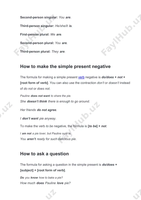 present simple tense | learn english grammar with novakid - Page 3